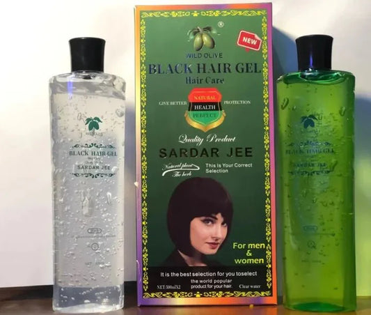 New SARDAR JEE Black Hair Color Gel Long-Lasting Shine and Natural Black Color
